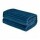 Manta Frazada Polar Acanalada 1 Plaza Suave Cálida Cama Sofá Azul