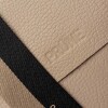 Bandolera Olivia En Cuero Graneado Taupe