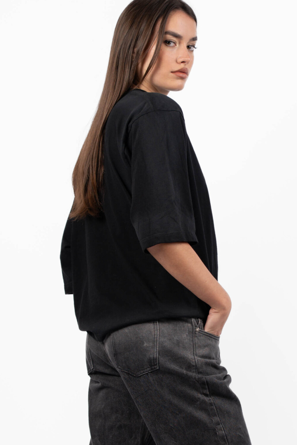 Remera Brandmark Negro