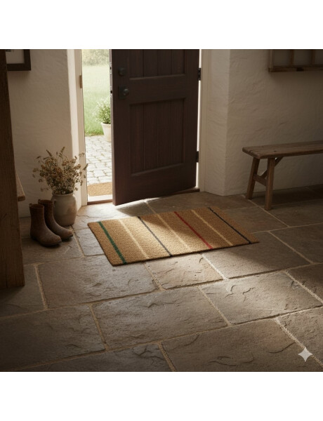 ALFOMBRA RECT. RAYAS SEAGRASS 80X50CM MULTICOLOR ALFOMBRA RECT. RAYAS SEAGRASS 80X50CM MULTICOLOR