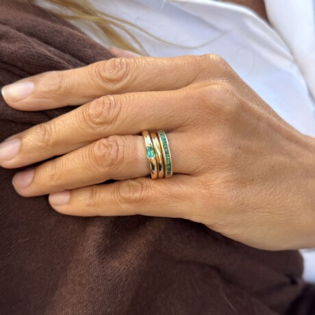 Anillo Billie Esmeralda - Oro 18k Anillo Billie Esmeralda - Oro 18k