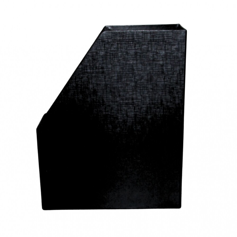 CAJA DE CARTON FORRADA COLOR NEGRO