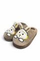 PANTUFLA PELUDITA Marron