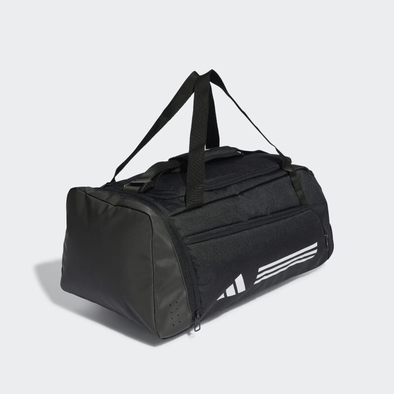 Bolso Adidas Essentials 3 Rayas Duffel Negro
