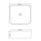 BACHA VALVULA POPUP S/DESBORDE 49X39.5X15 BLANCO MATE 000