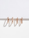 Aros Argollas Set Special Price Set De Argollas De Metal - Dorado