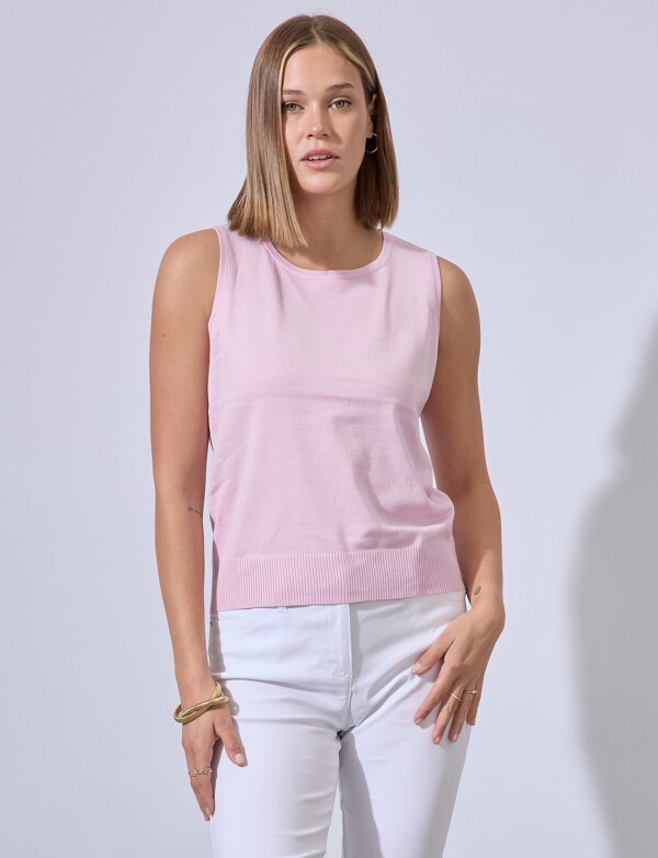 Musculosa Tejida ROSA