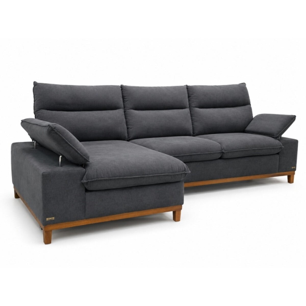 Sofa Con Chaise Blumenau Gris 