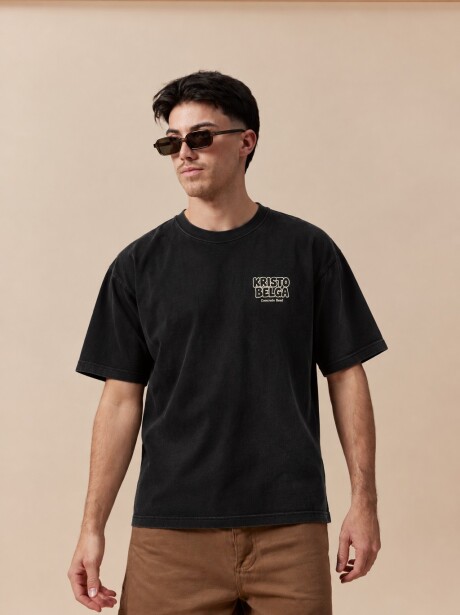 REMERA RIDERS NEGRO
