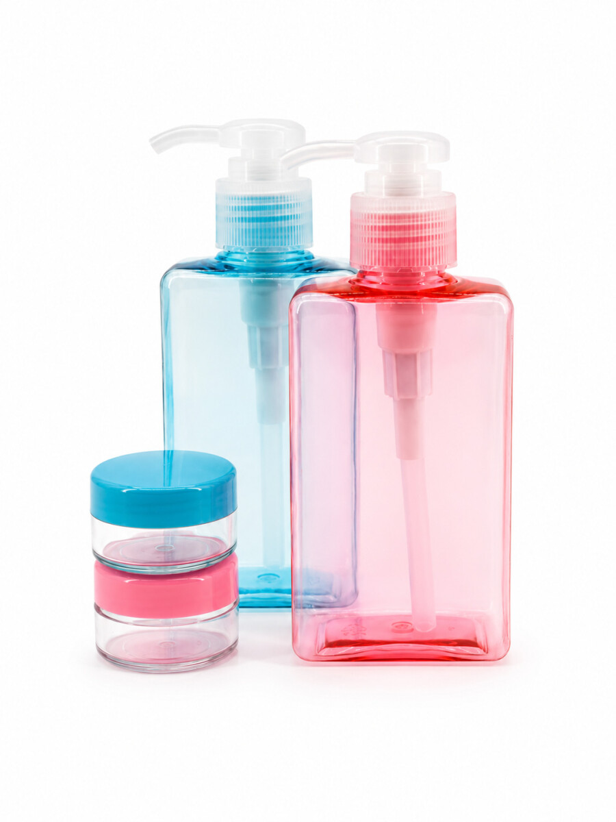 RECIPIENTES DE VIAJE 4 PCS - MULTICOLOR 