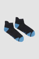 Medias cortas diseño deportivas Negro