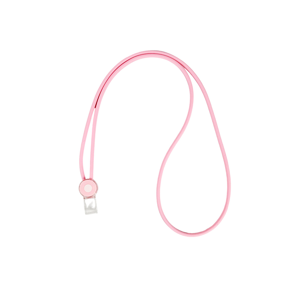 Cordón de silicona para tarjetero - Rosado 