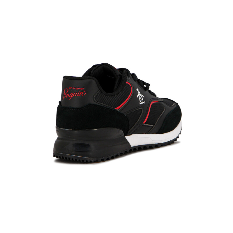 Championes Deportivos Hombre Penguin Salto Negro