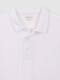 Polo Detalles Contraste Blanco