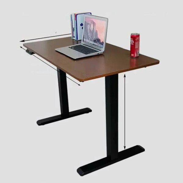 Escritorio Eléctrico Gamer Ergonómico Con Altura Ajustable MARRON