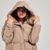 Campera Puffer Slowly Beige