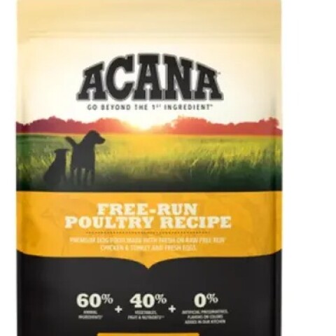 ACANA Dog Free-Run Poultry Recipe 25LB Acana Dog Free-run Poultry Recipe 25lb