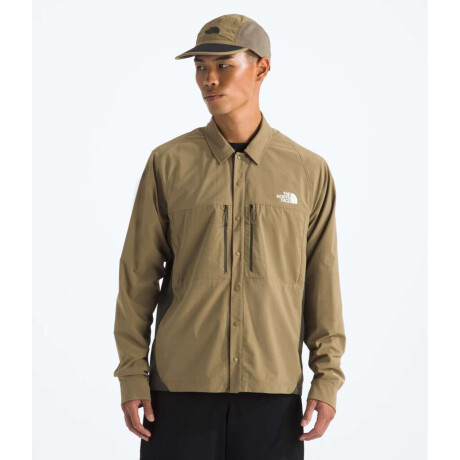 Camisa Trail Lightrange Cedar/new Taupe Green