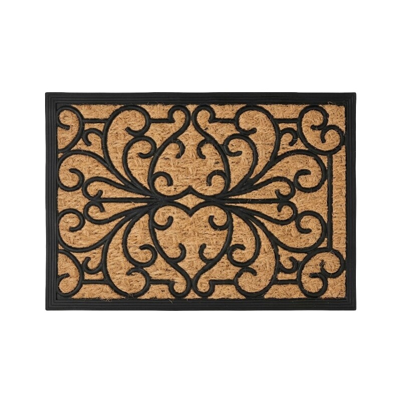 ALFOMBRA ENTRADA COCO/GOMA SALLY 40X60CM Unica
