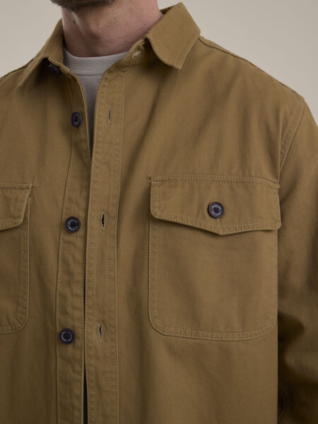 OVERSHIRT PRAGA MOSS GREEN