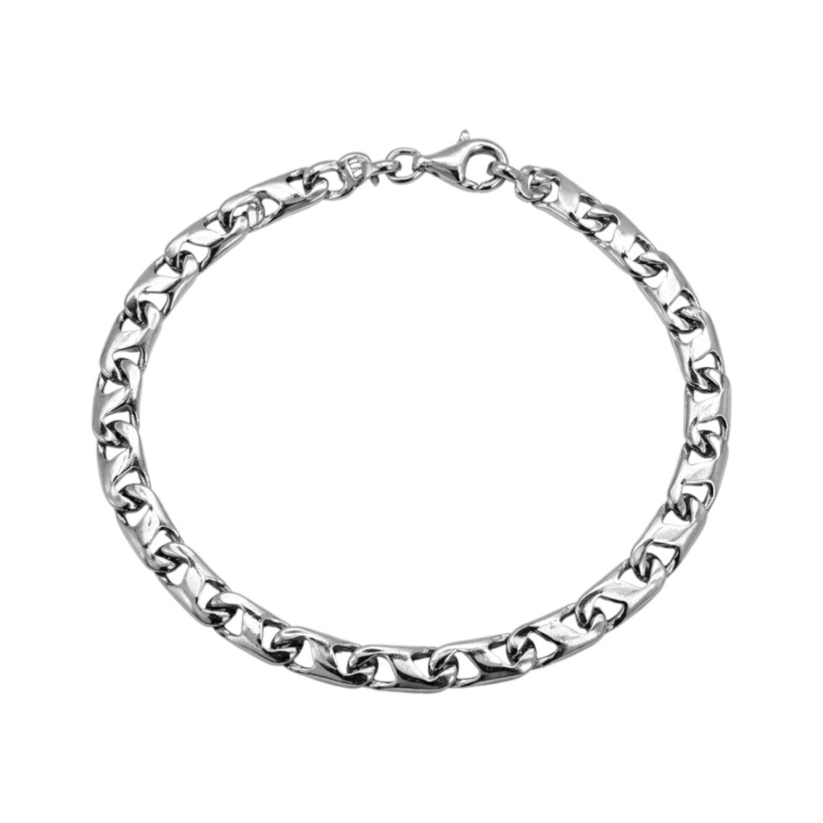 Pulsera bilbania - Plata 925 - sin piedra - PU3883 - sinpiedra 