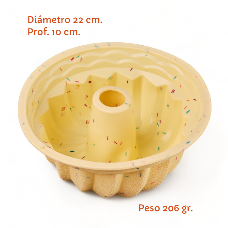 Molde En Silicona Para Flan, Torta, Budín. Flanera Sin Color