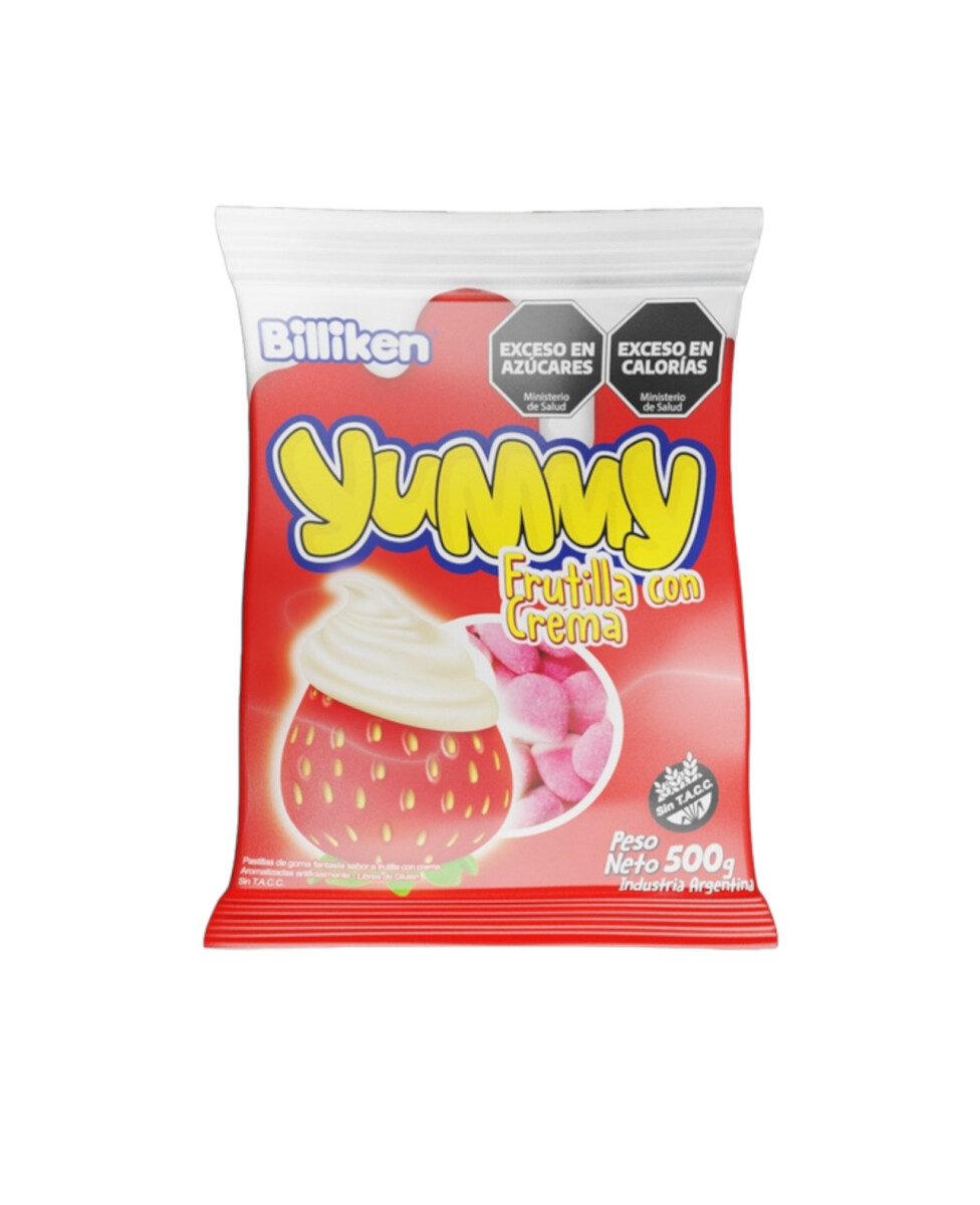 Goma Yummy 500 grs - Frutilla con Crema 