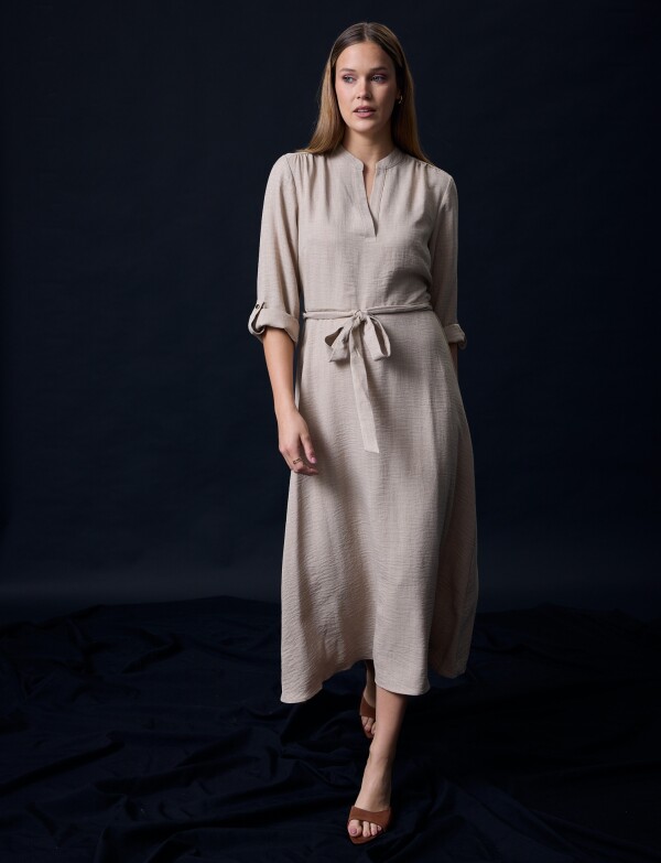 Vestido Maxi BEIGE