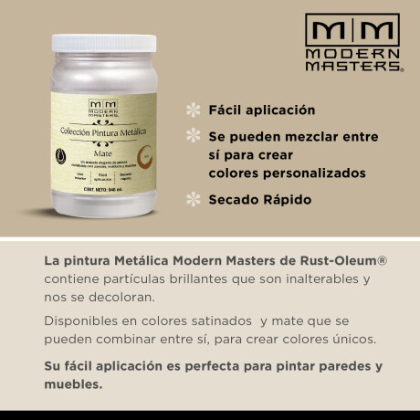 MODERN MASTERS METALICO MATE BRONCE OSCURO 0.946 ML MODERN MASTERS METALICO MATE BRONCE OSCURO 0.946 ML