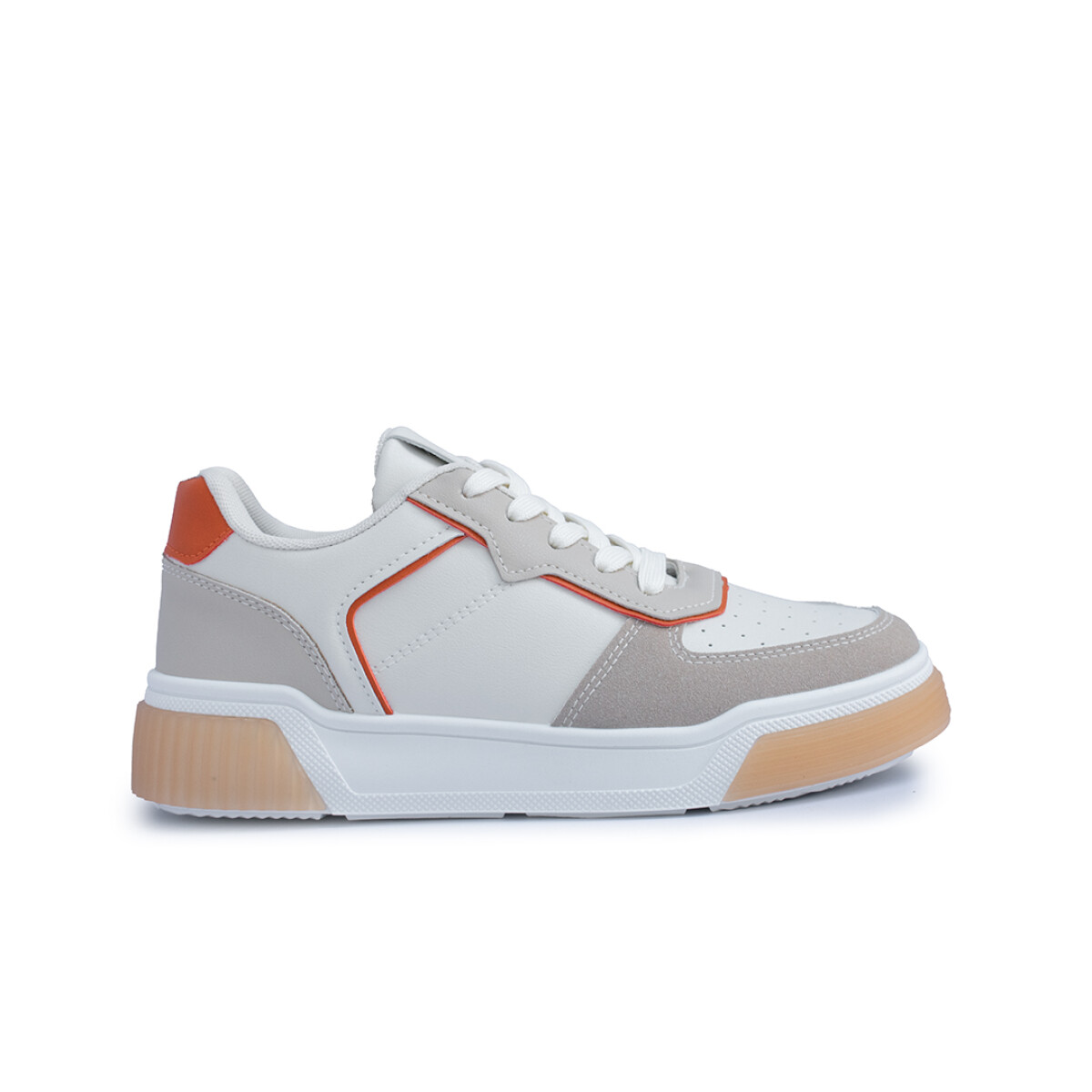 Calzado deportivo Panama Jack - White/Orange/Beige 