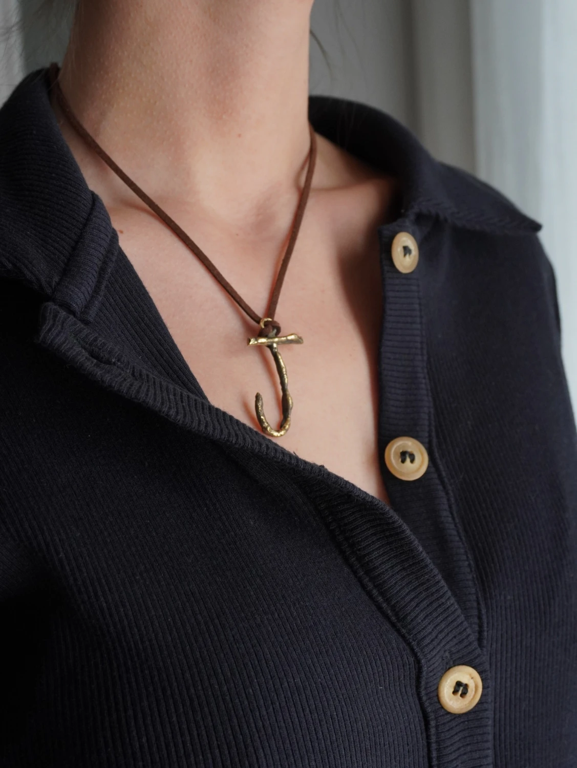 Spelling Necklace - J