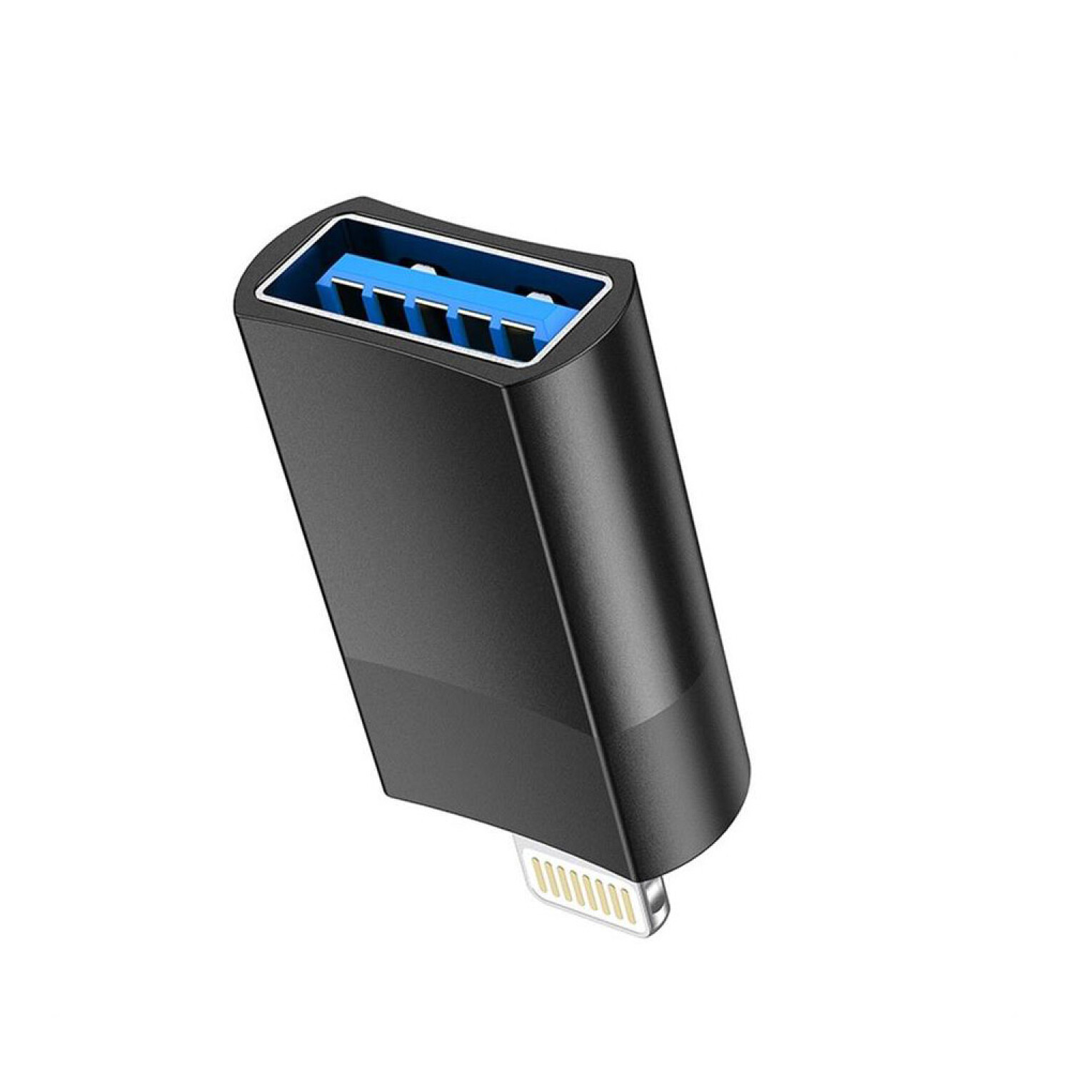 HOCO ADAPTADOR LIGHTNING A USB-A 2.0 UA17 - Negro — Cover company