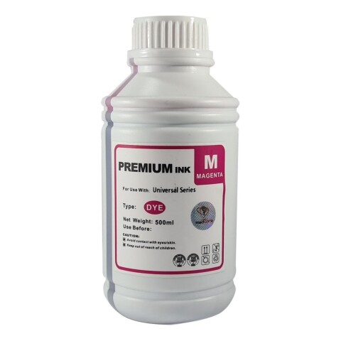 Tinta Premium P/ Impresora Cartuchos Sistema Continuo 500 Ml Color Variante Magenta