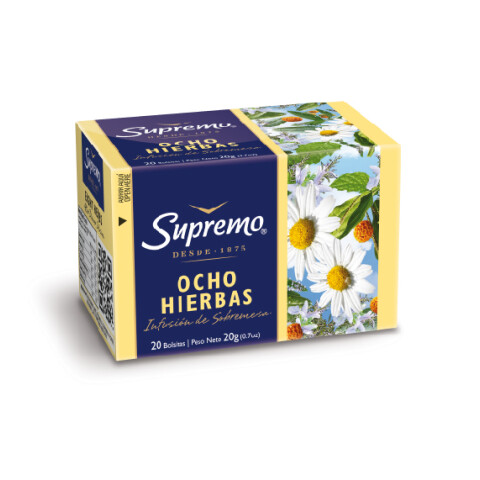 TE SUPREMO 8 HIERBAS x 20 sob Unica