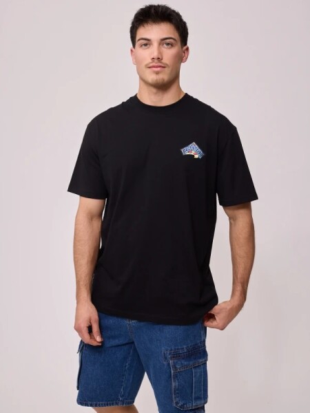 T-SHIRT RUSTY ALORIN NEGRO