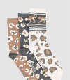 Pack de 3 medias con diseños variados Variante 43