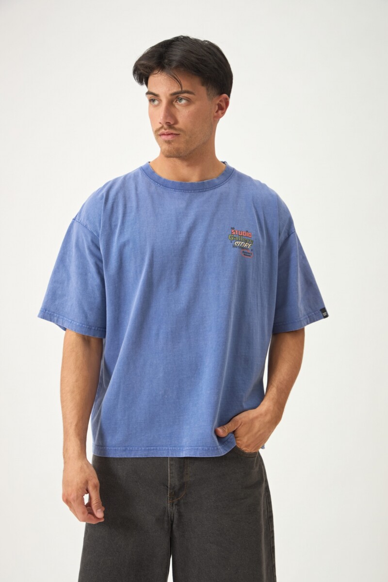 REMERA GALLERY - AZUL 