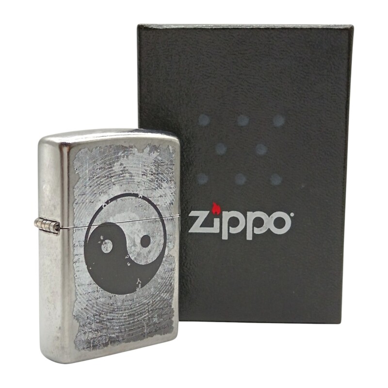 Encendedor ZIPPO 49772 Ying Yang Design - ZP497721 negrocombinado