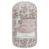 JGO EDREDON HOJAS GRIS QUEEN 270X240CM 3PZ Unica