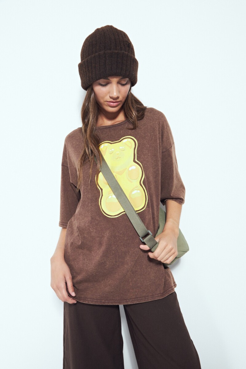 REMERA PEPEROMIA Chocolate