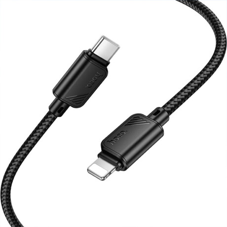 Cable de Datos HOCO X113 USB-C a Lightning Negro 1mt Cable de Datos HOCO X113 USB-C a Lightning Negro 1mt