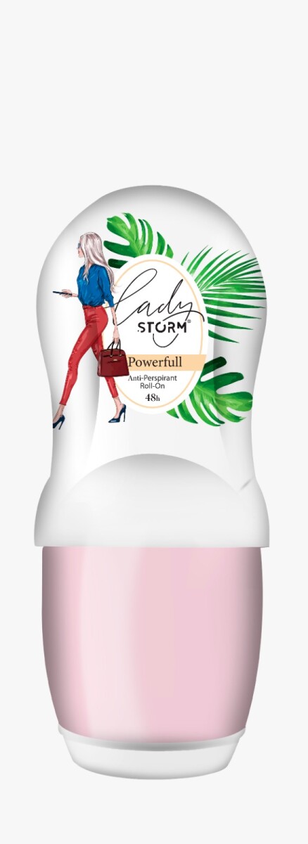 LADY STORM DESODORANTE ROLL ON WOMEN POWERFUL 50ml 