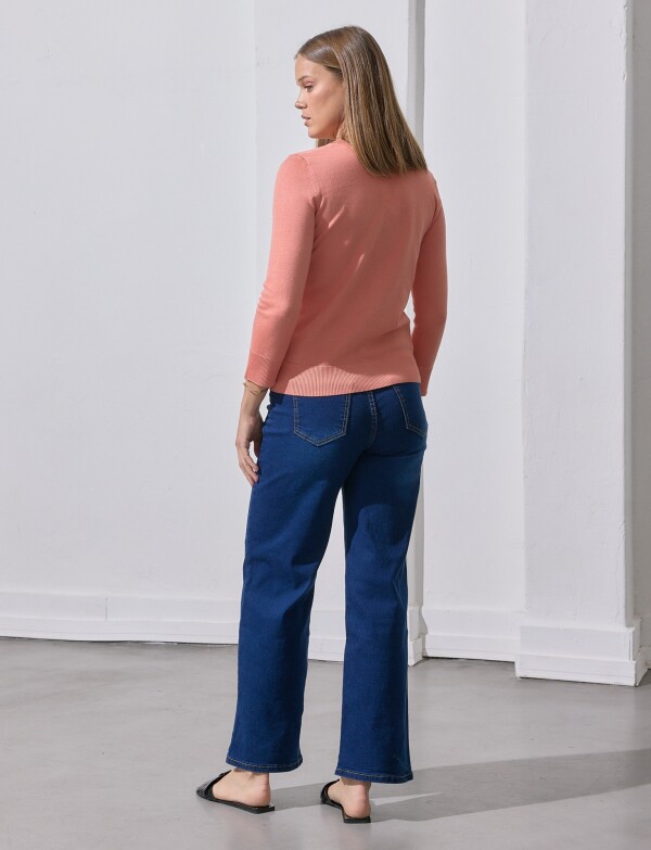 Cardigan Basico CORAL