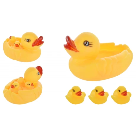 PATO DE GOMA CON CHIFLE X4UDS PATO DE GOMA CON CHIFLE X4UDS