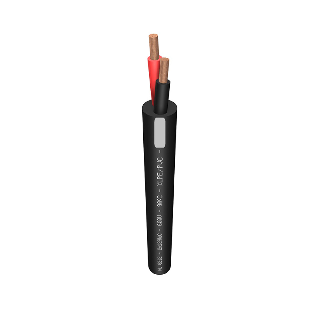Cable de cobre XLPE negro 2x2,5mm² - Funsa - N05202 
