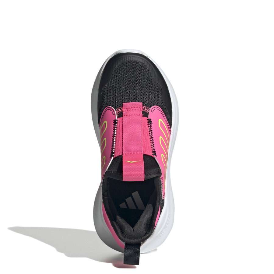 Championes de Niños Adidas Tensaur Comfort Negro - Rosado - Amarillo Lima