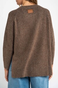 Sweater Texturado Marrón