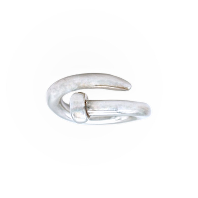 Anillo Clavo-Plata 925 Inflada-Sin Piedra-AN3033 sinpiedra