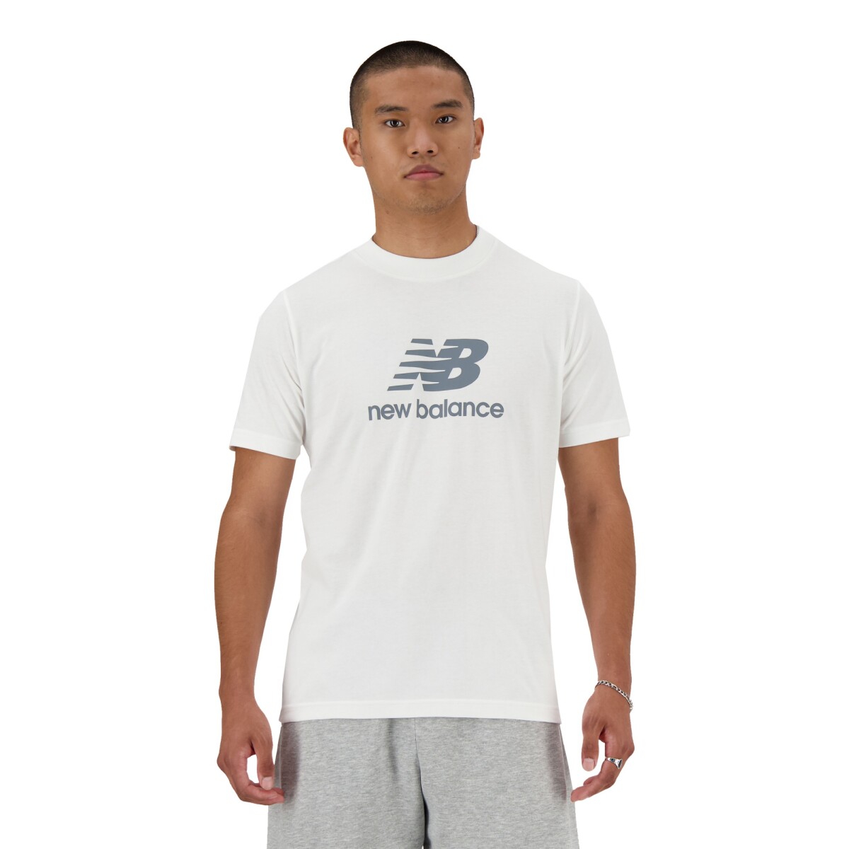 Remera New Balance de Hombre - Sport Essentials - MT41502WT - WHITE 