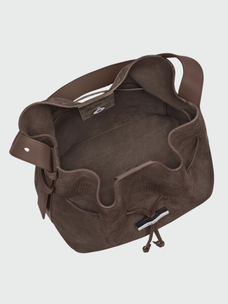 LONGCHAMP - LE ROSEAU VELVETY, CARTERA DE HOMBRO M Negro Estampado